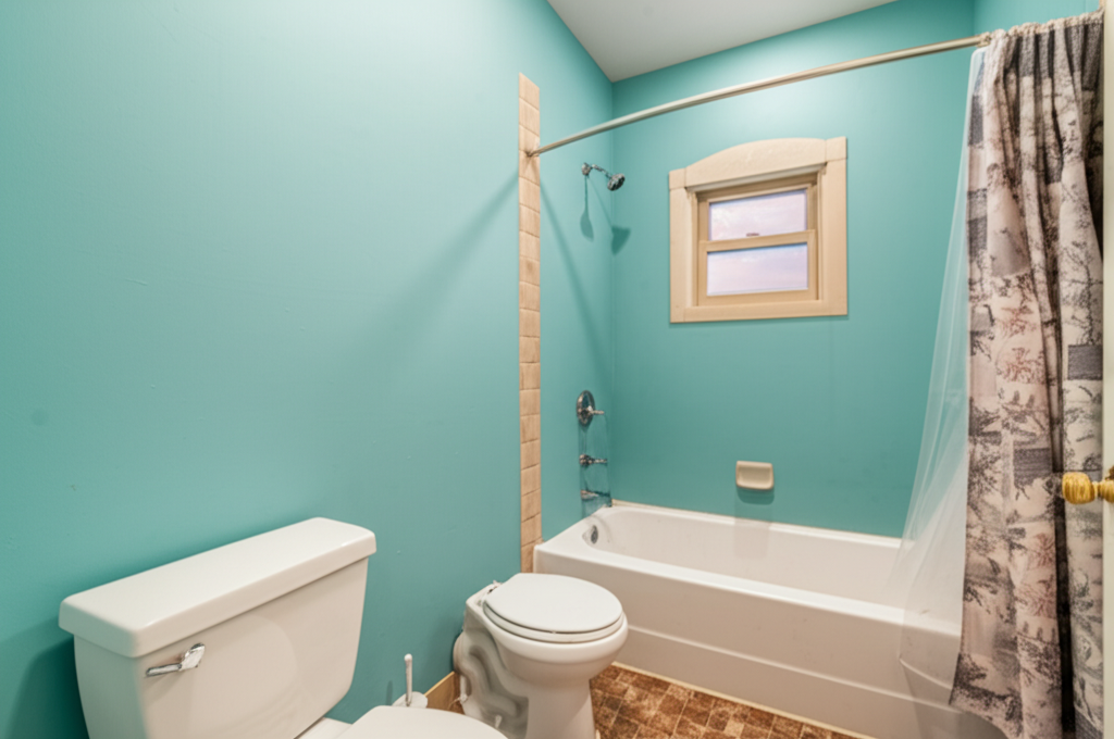 Bathroom before remodel